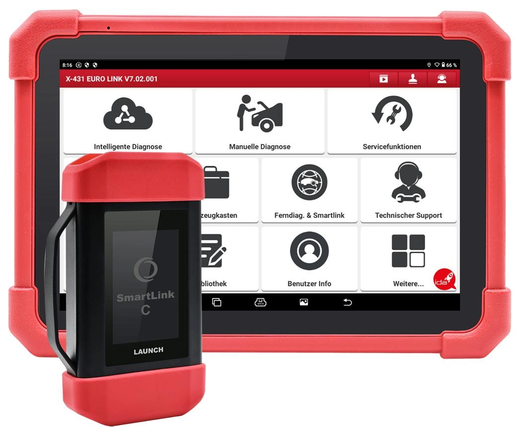 Launch X431 Euro Link professional diagnostic tool with vehicle communication interface