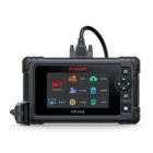 iCarsoft CR V3.0 diagnostic scanner front view with OBD cable