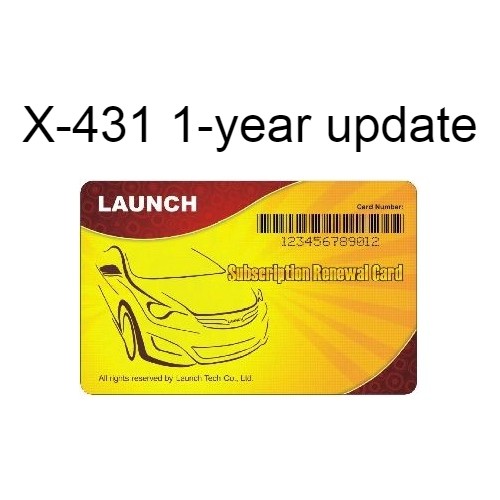 1-year digital upgrade card for the X-431 device