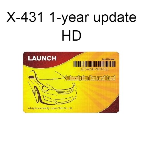 X-431 digital upgrade card (1-year) HD or passenger cars